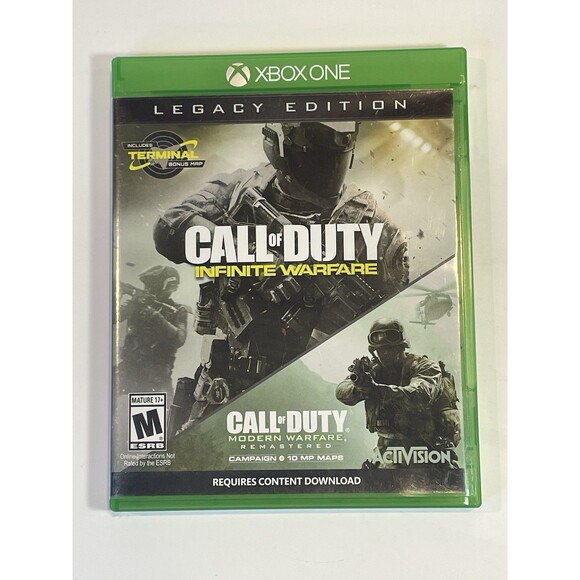 Call of Duty Infinite Warfare Legacy Edition Microsoft Xbox One 2016 Remastered - Picture 1 of 4